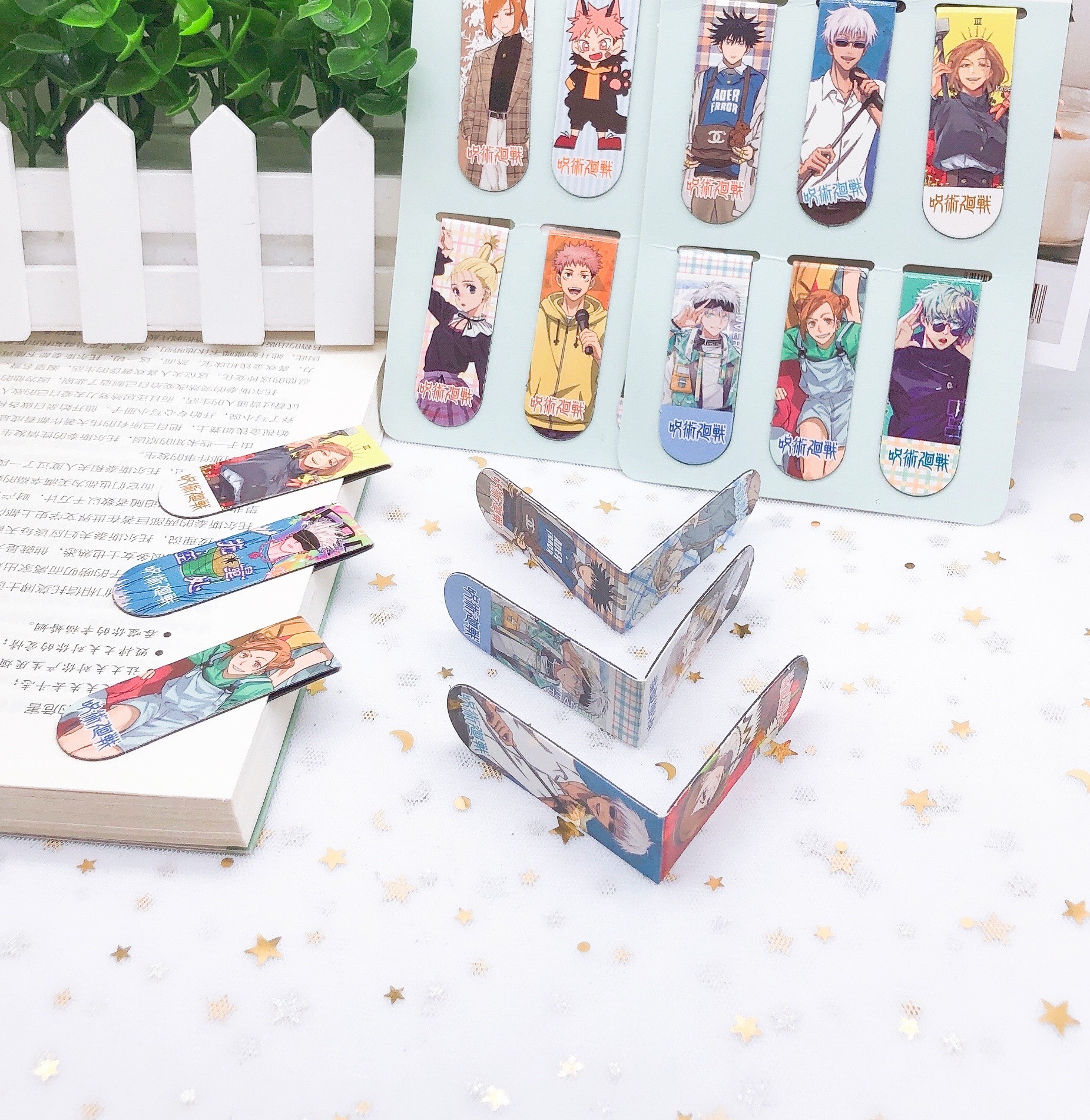 Bookmark Từ tính Set 6 Chú thuật hồi chiến 6cm - Mẫu ngẫu nhiên