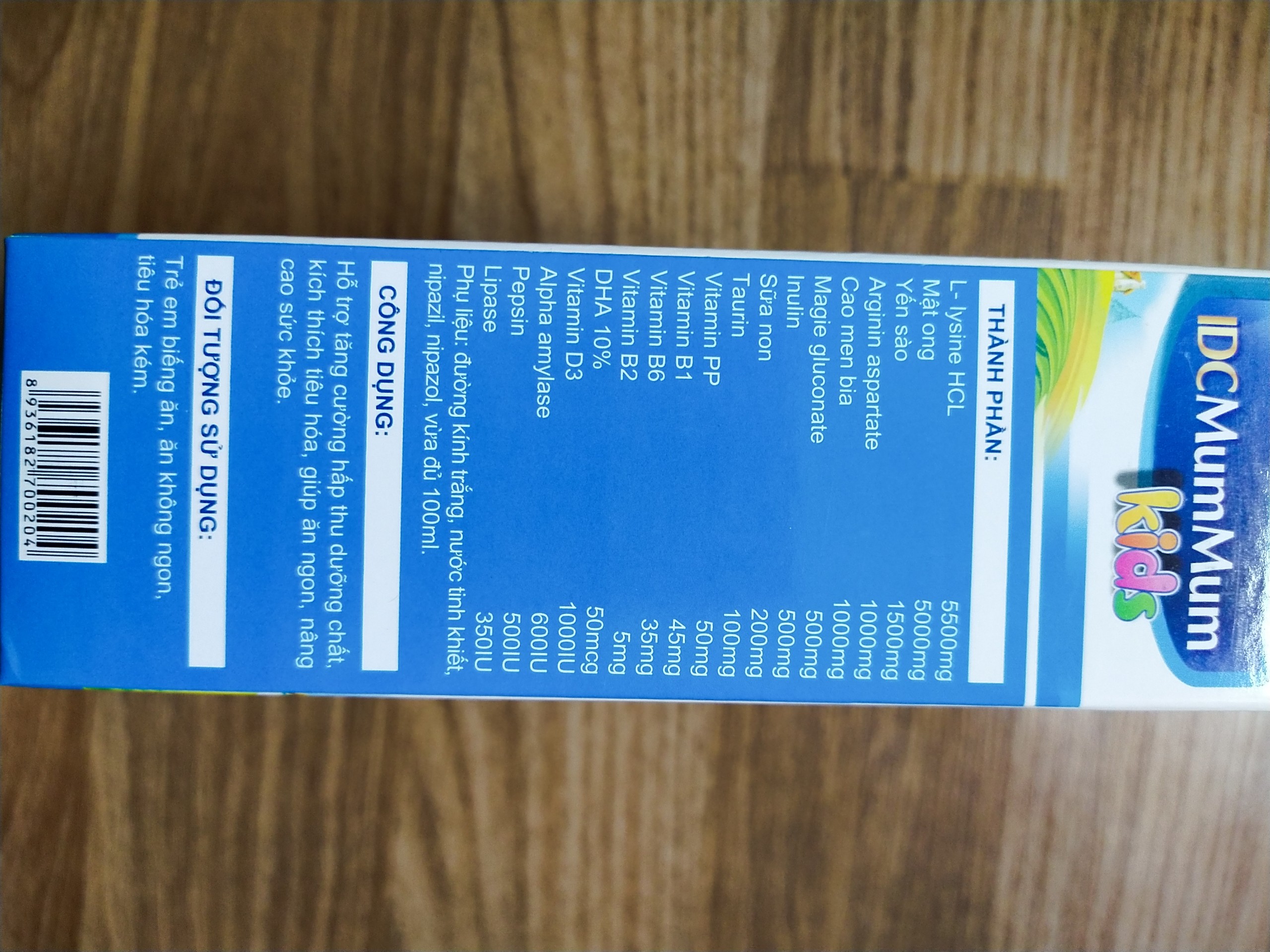 Thực phẩm chức năng IDCMUMMUM Kids DHA - Thực phẩm hỗ trợ giúp ăn ngon