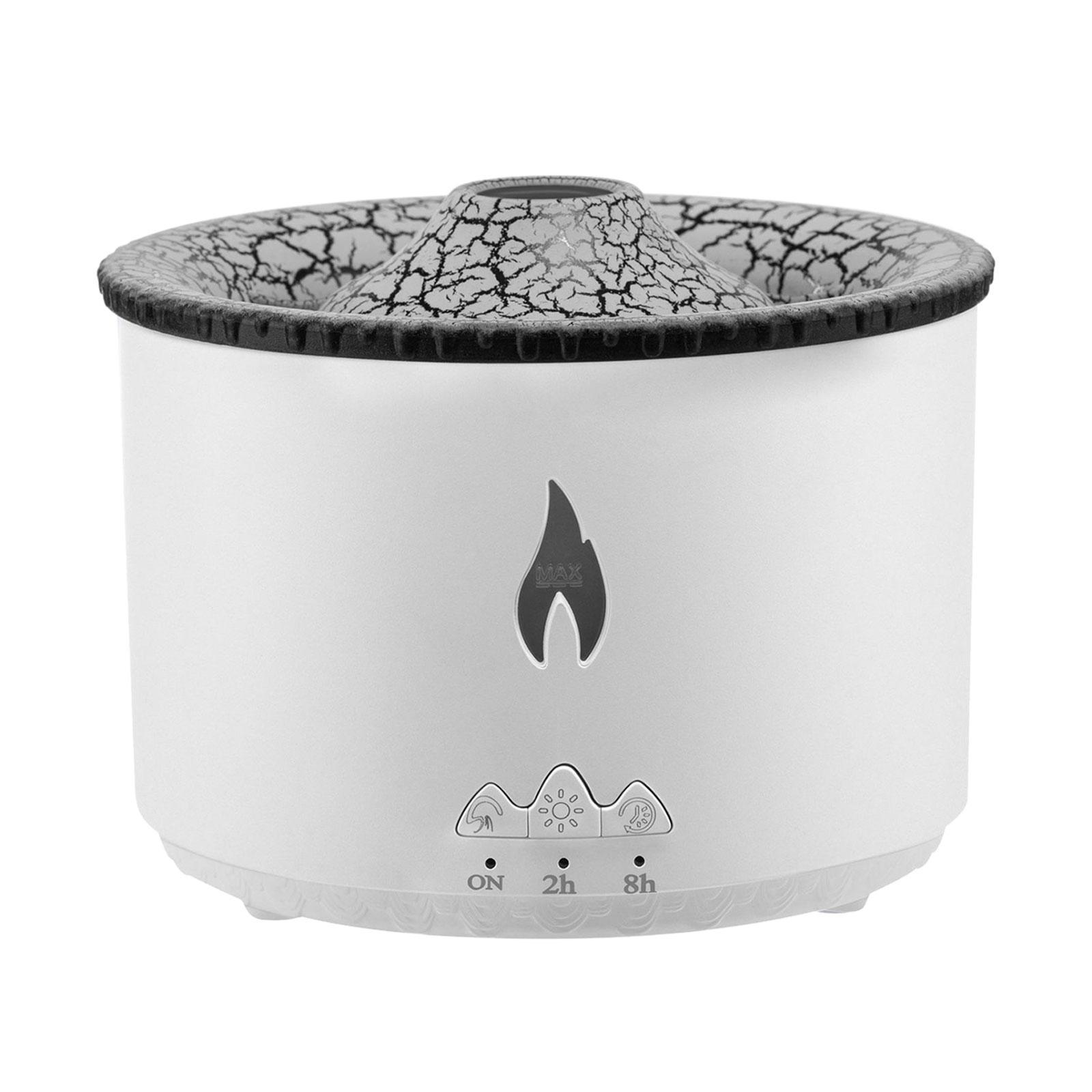 Essential Oil Flame Diffuser Air Humidifier LED Night Light for Travel