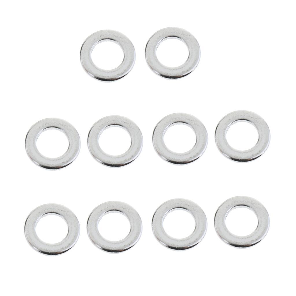 3-7pack 10 Pieces Drum Screw Gasket Percussion Instrument Parts Iron