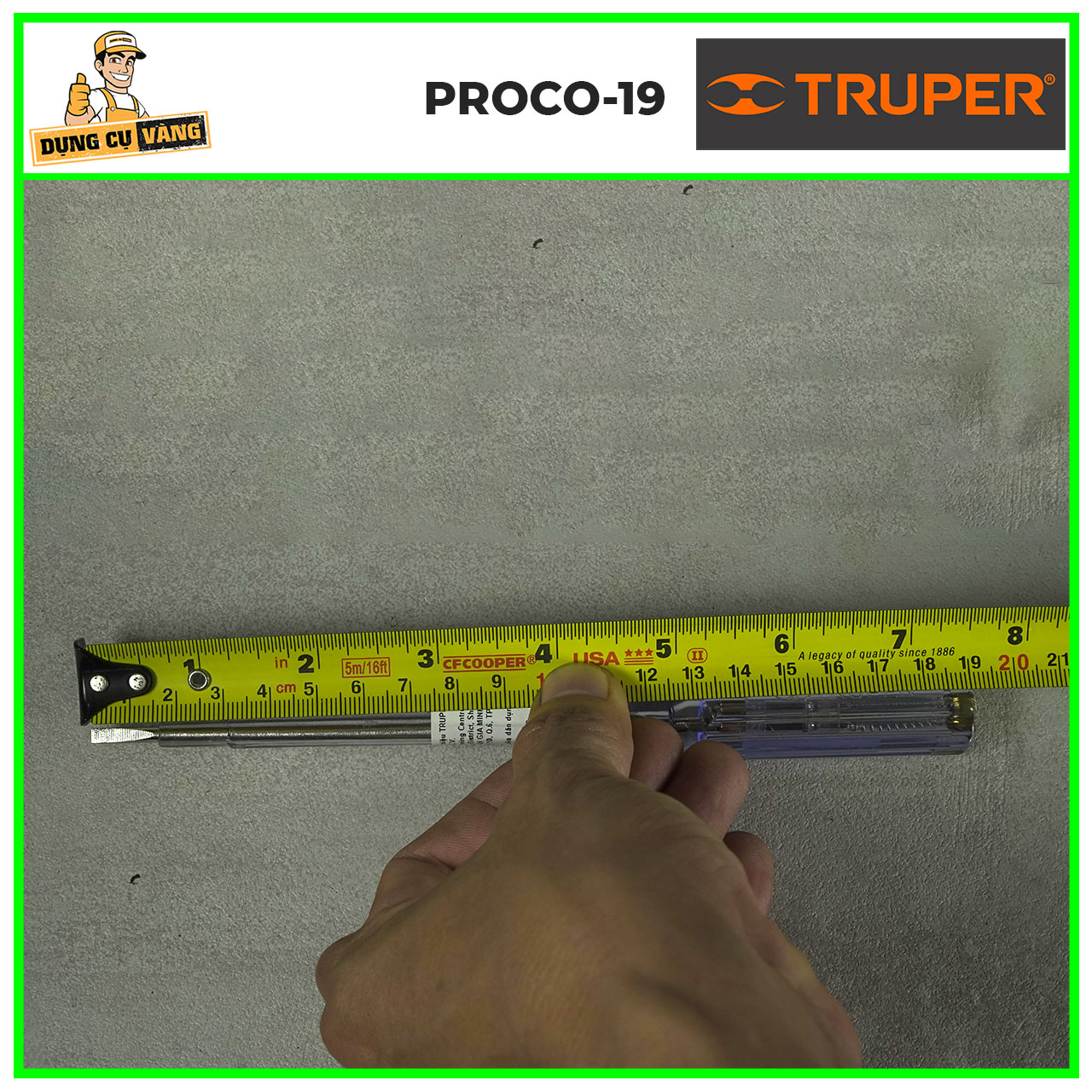 Tua vít,Bút thử điện 178mm Truper PROCO-19