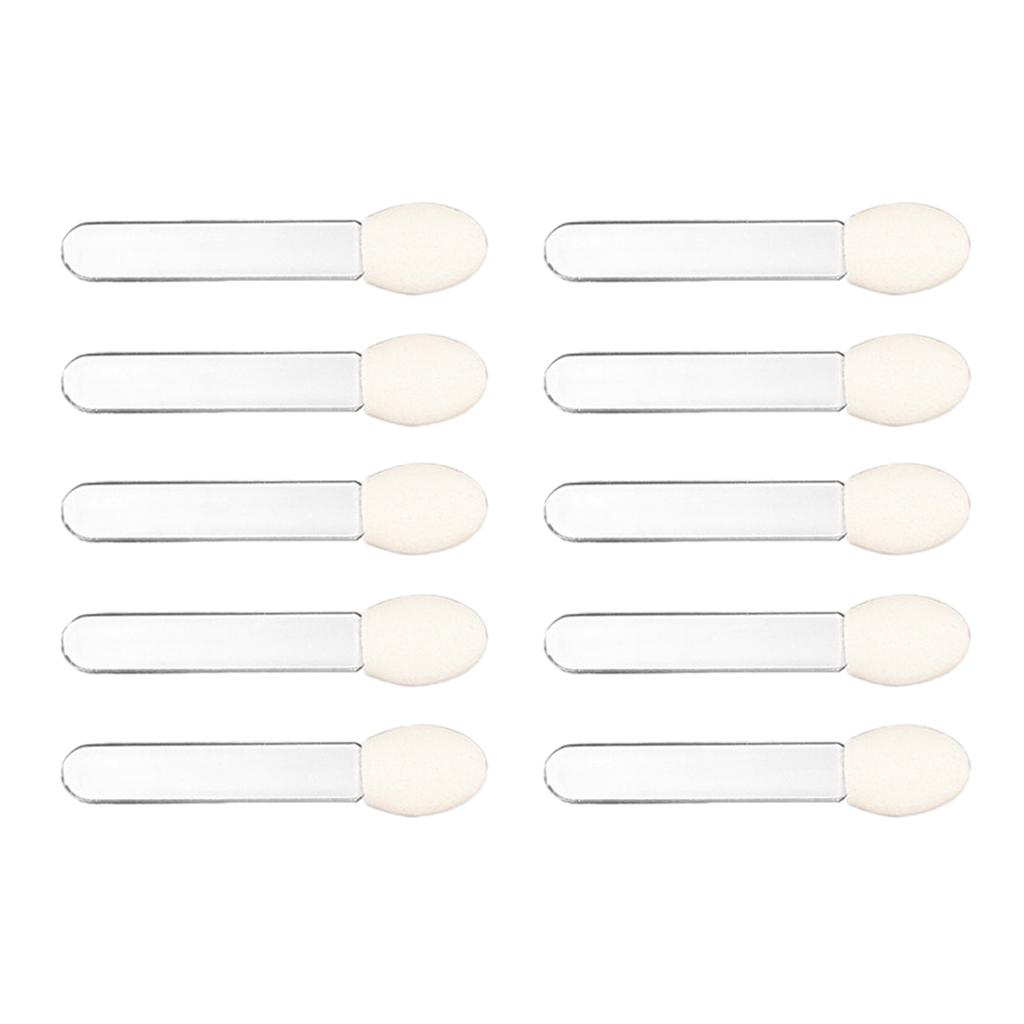 10 Pcs Disposable Eye Shadow Brush Sponge Applicator Makeup Brush Make-up Tools Brushes for Beauty