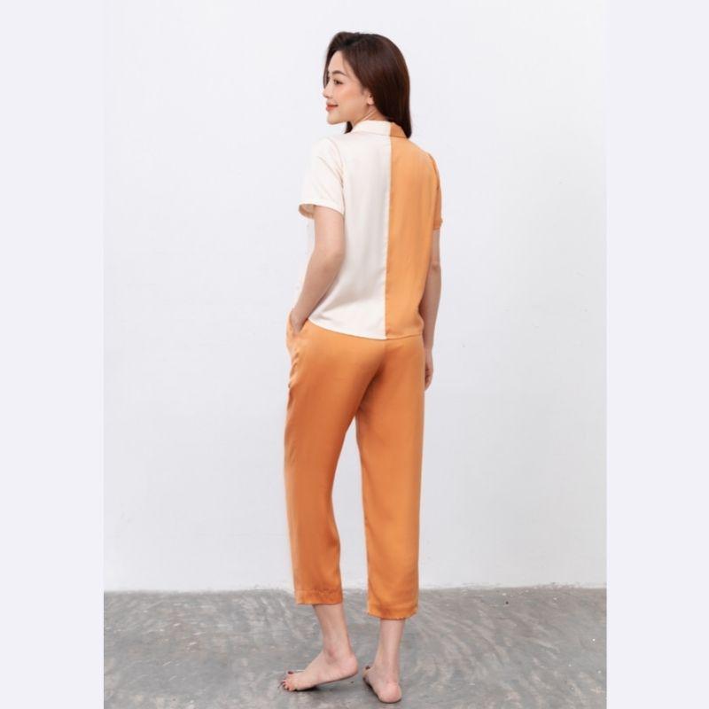 Pijama bộ ngắn tay nữ thêu Freedy - WPN1233