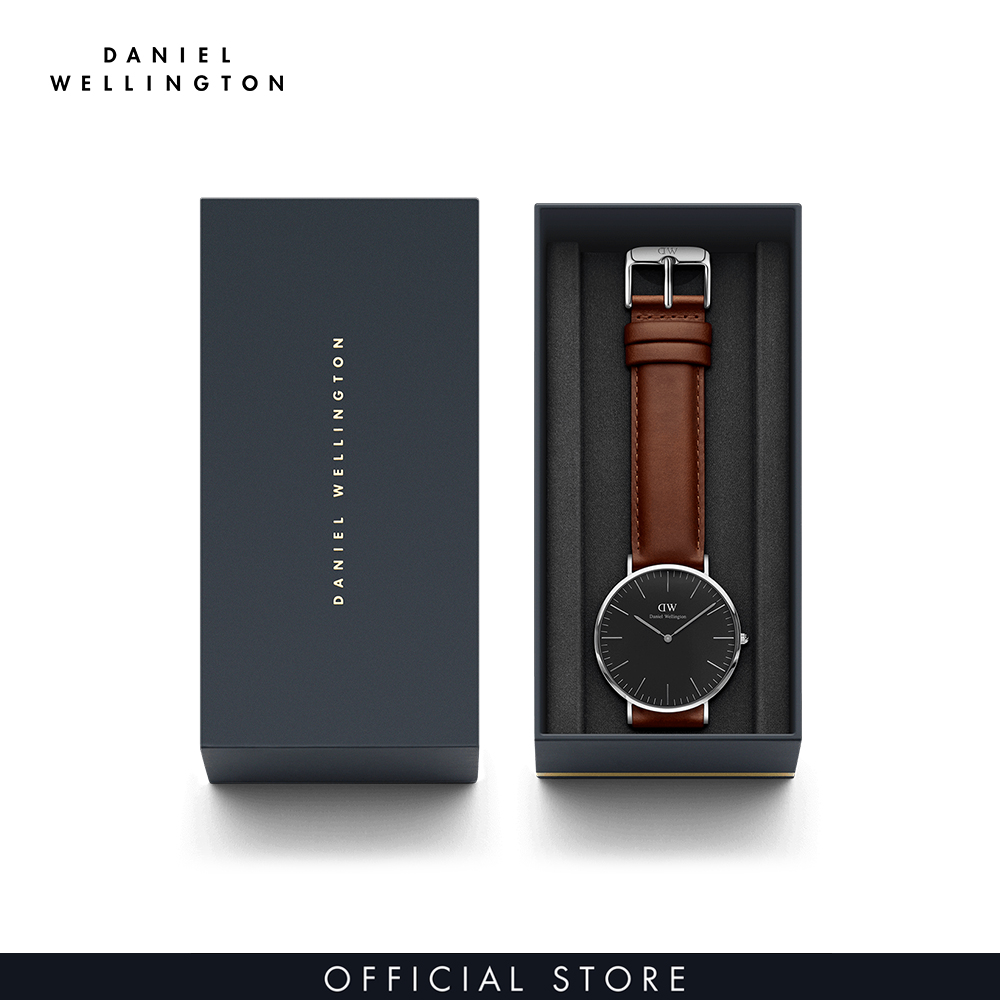 Đồng hồ Nam Daniel Wellington dây da - Classic St Mawes 40mm DW00100130