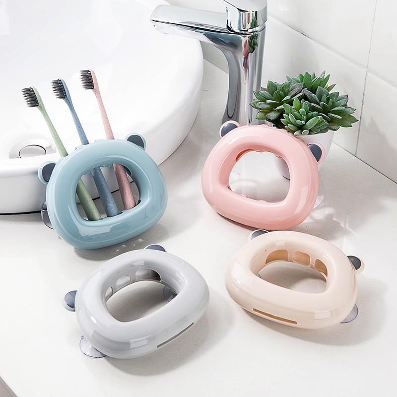 Giá Treo Bàn Chải 3 In 1 Kiểu Tròn