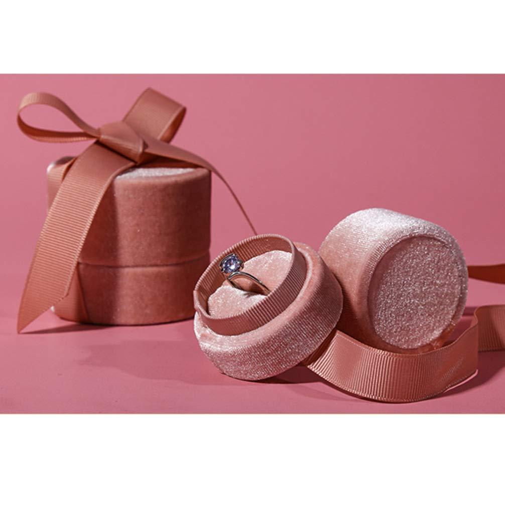 1 mảnh hộp nhẫn cổ điển bao gồm hộp quà tặng cho đồ trang sức lưu trữ vali đám cưới gợi ý kỷ niệm
