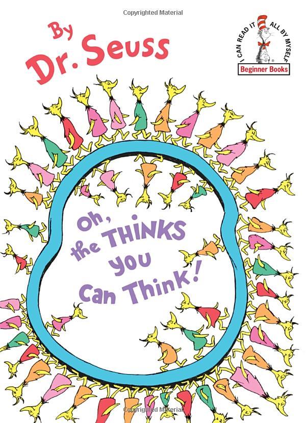 Oh, The Thinks You Can Think! - Big Bright And Early Board Books