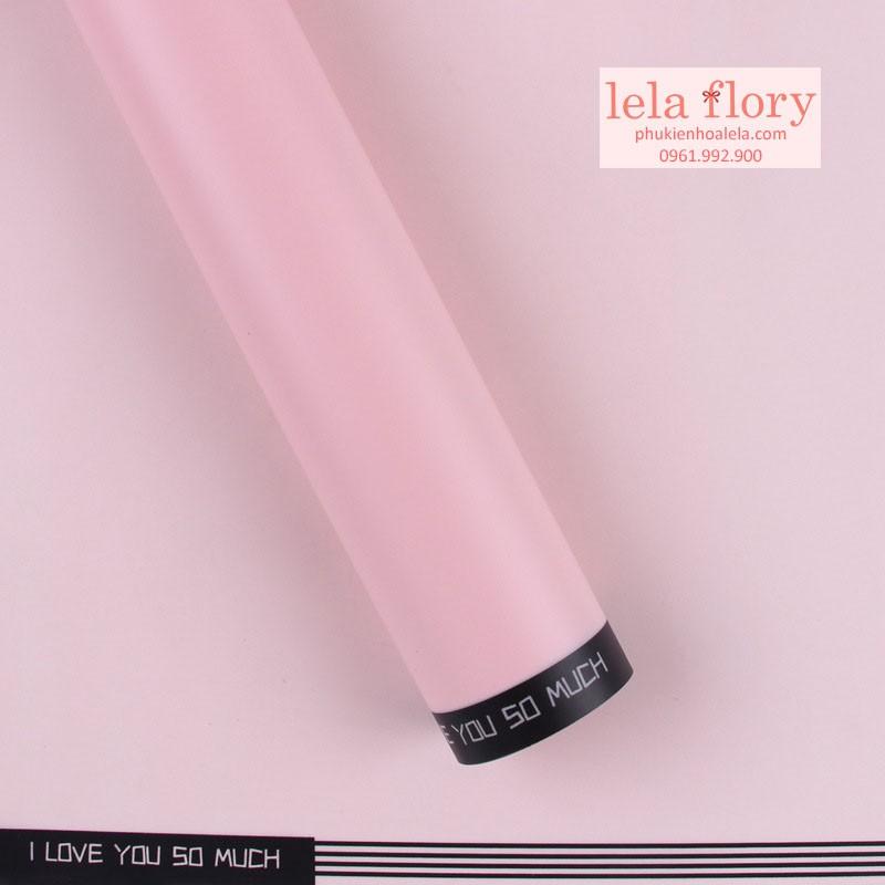 GIẤY BÓNG MỜ VIỀN I LOVE YOU SO MUCH - GIA0030