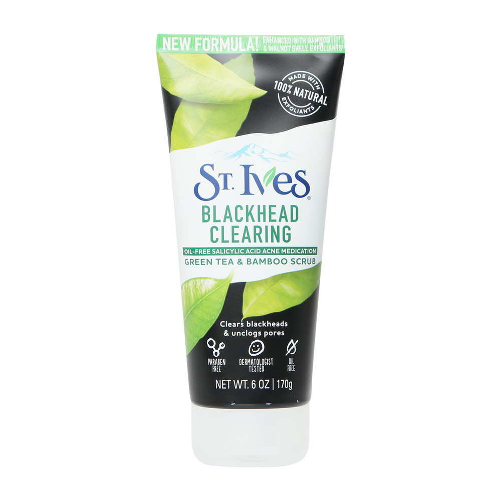 Sữa Rửa Mặt Tẩy Tế Bào Chết Ngừa Mụn St.Ives Trà Xanh 170G