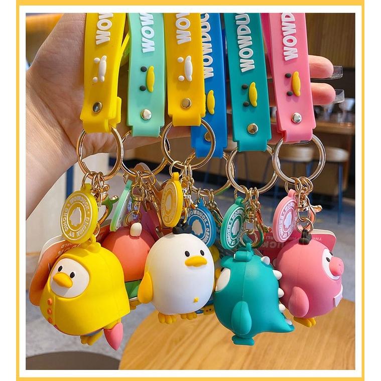 Móc khóa vịt WOWDUCK siêu ngố siêu ngầu CAO CẤP