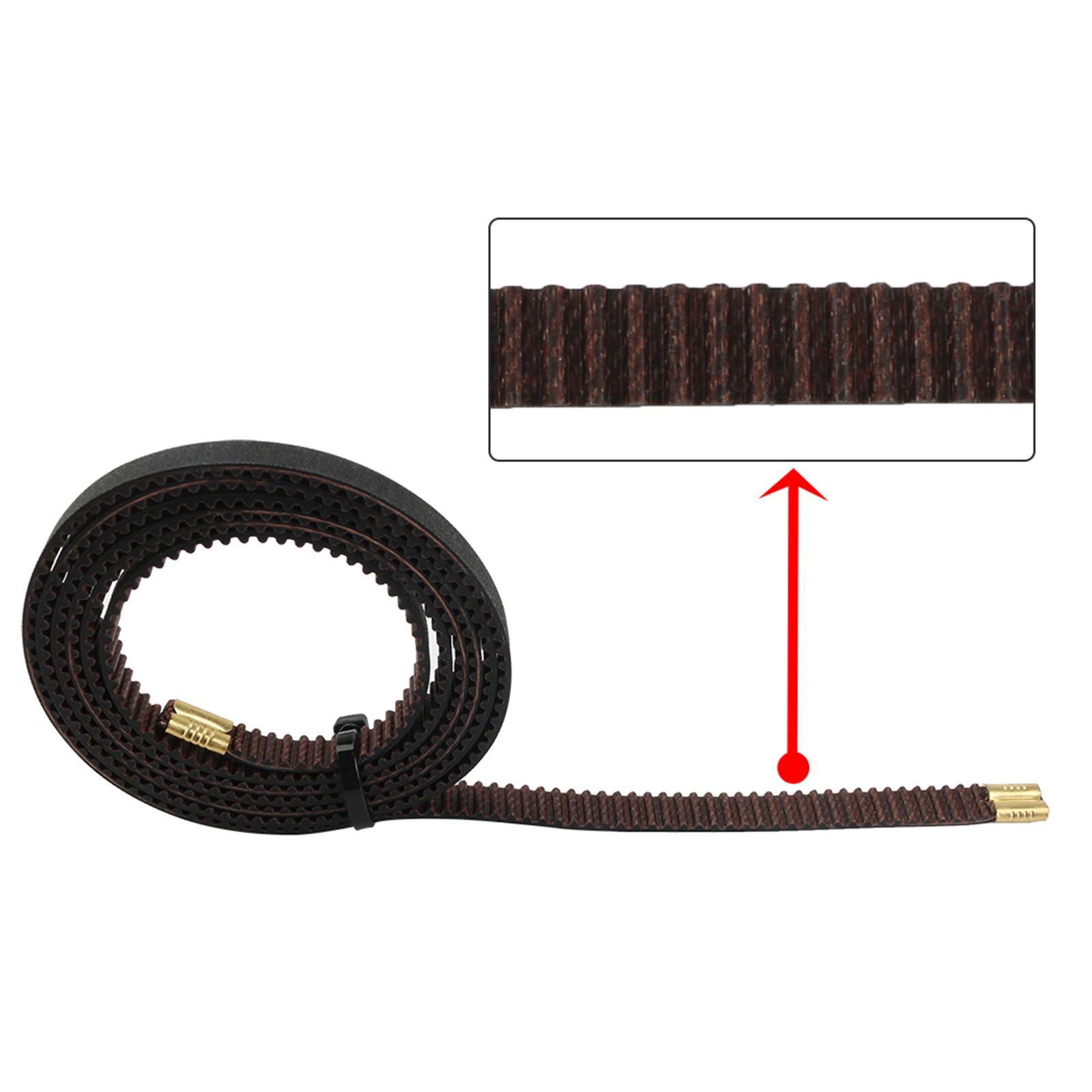 3D Printing 2GT Timing Belt 6mm Width X axis 800mm + Y axis 740mm Rubber Material for Ender 3 V2 Gates Belt Height: 1.38mm Tooth Height: 0.75mm