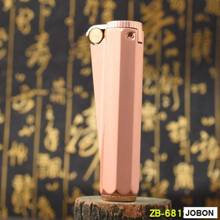 Vỏ Hột Quẹt Bật Lửa xăng đá Jobon ZB-681 thiết kế nhỏ gọn độc lạ - dùng xăng bấc đá cao cấp ( giao màu ngẫu nhiên )