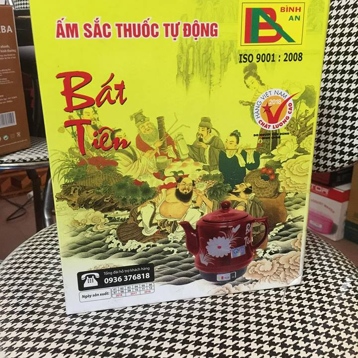 Ấm sắc thuốc điện Bát Tiên