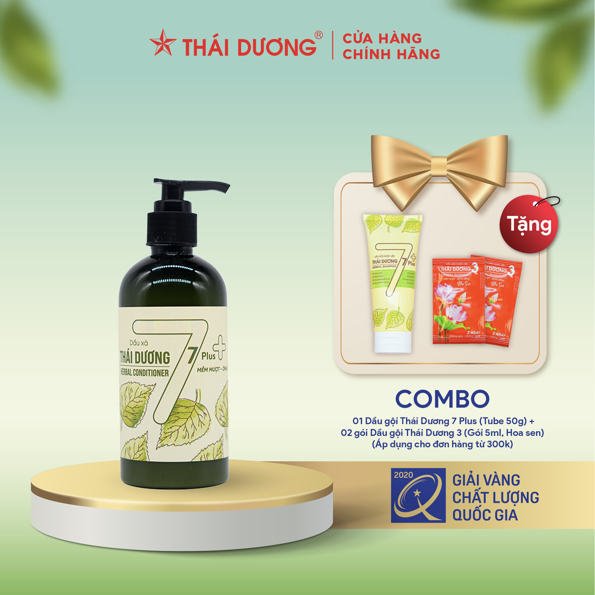 Dầu xả dược liệu Thái Dương 7 plus 100ml250ml480ml - Sao Thái Dương - 250ML