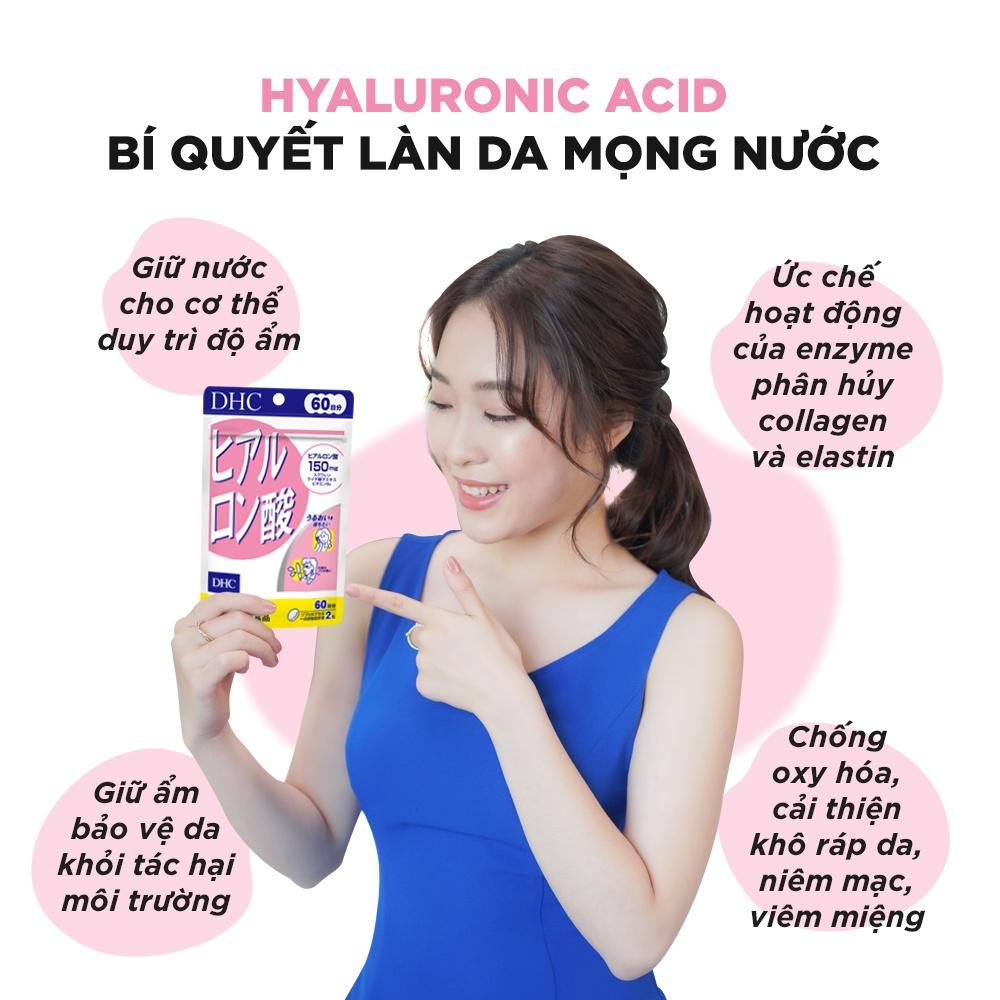 Viên Uống Giữ Ẩm Cấp Nước DHC Hyaluronic Acid