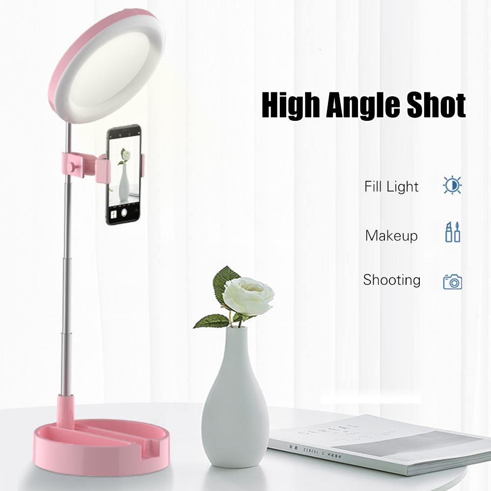 Đèn LED Fill Ring Nhiệt độ màu dao động 3200K-6000K để chụp ảnh Trang điểm phát trực tiếp YouTube