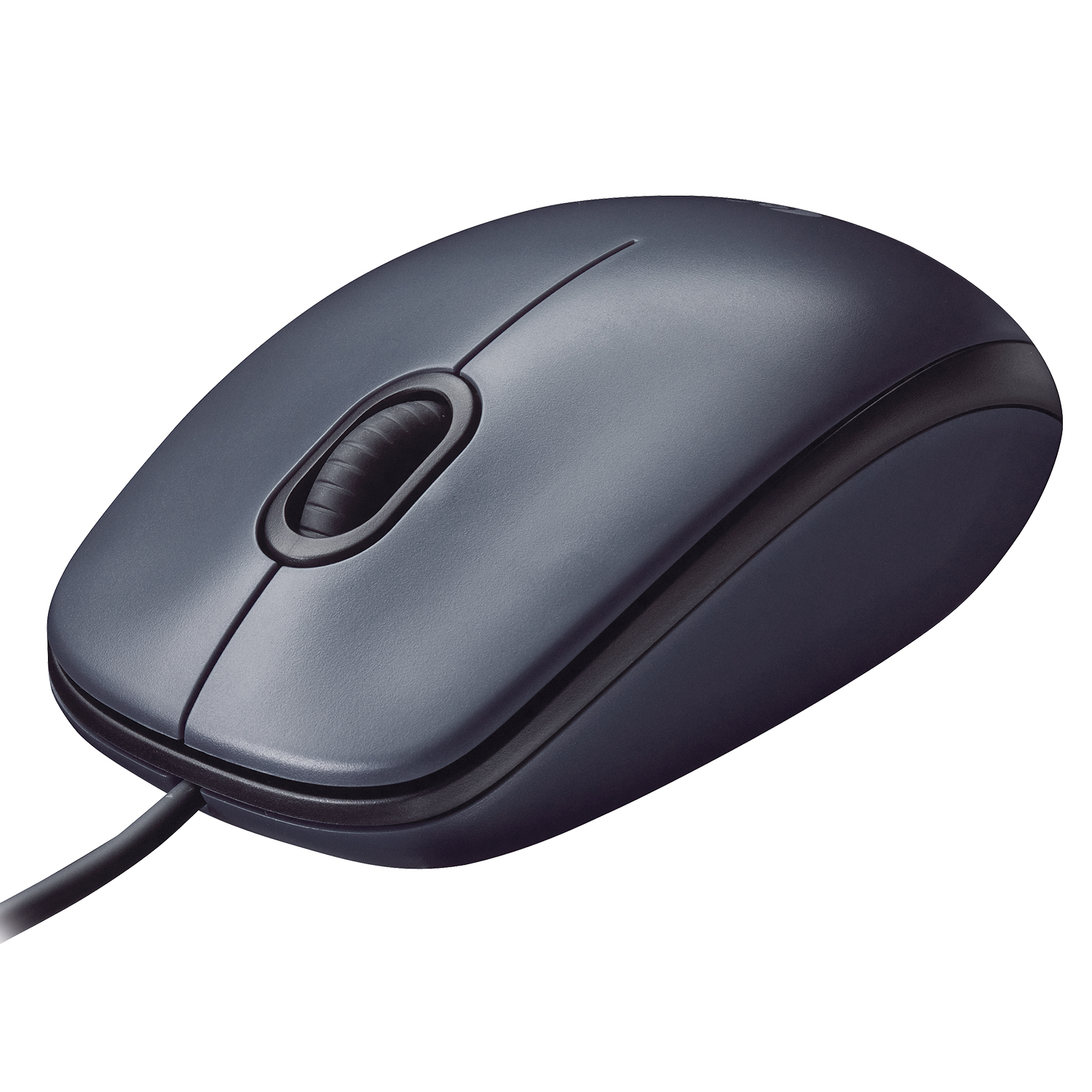 Chuột có dây Logitech B100 | M90 - Dây dài 1m8, thiết kế ôm tay, thuận cả 2 tay - Hàng chính hãng