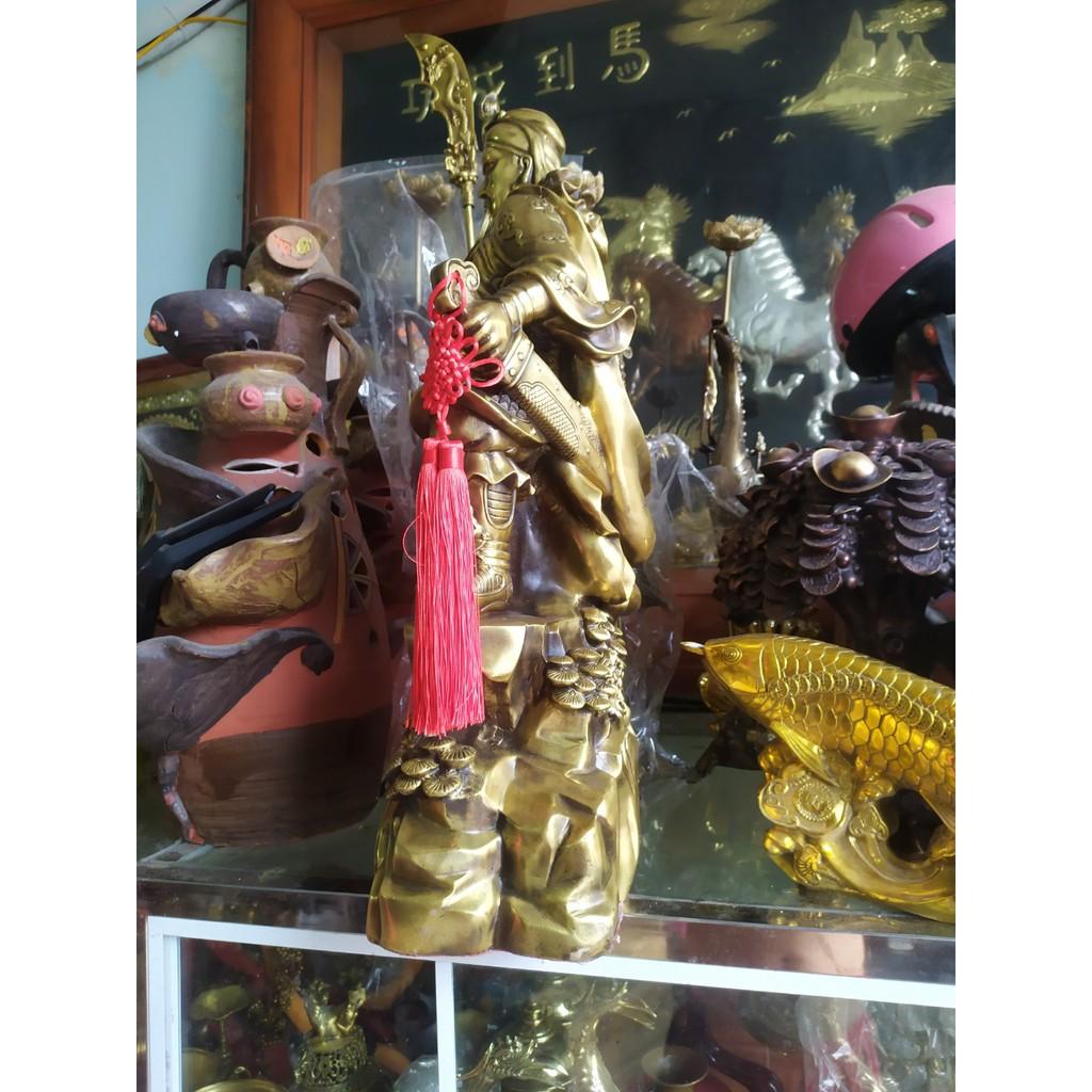 Tượng quan công vân trường bằng đồng thau cỡ siêu đại phong thủy Hồng Thắng