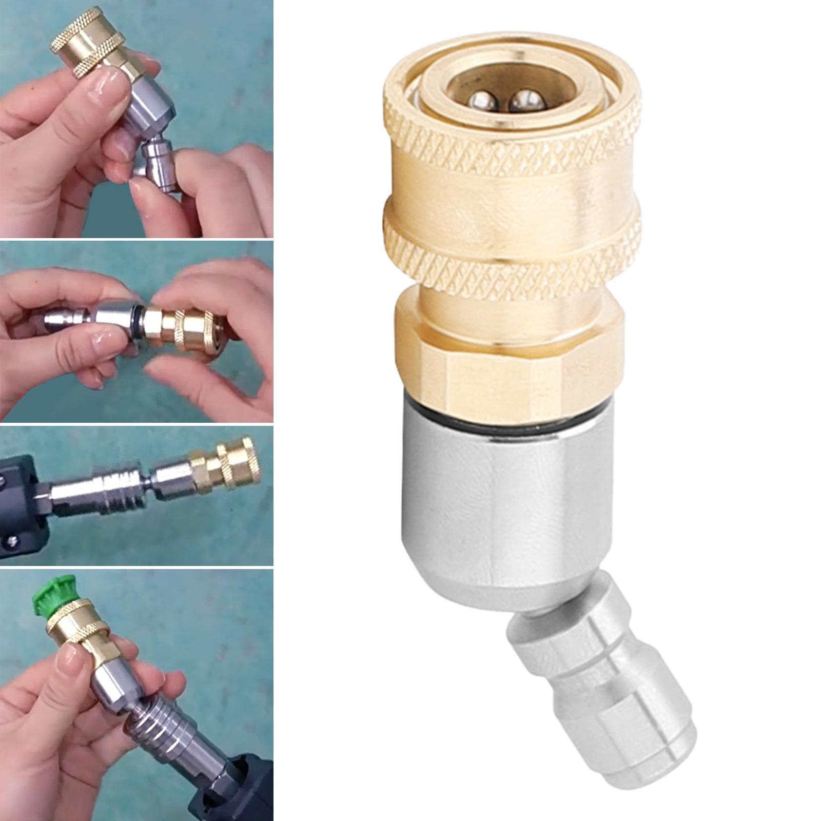 1/4” Pressure Washer Quick Connect Coupler, Female Quick Connect Fittings Pressure Washer Adapters