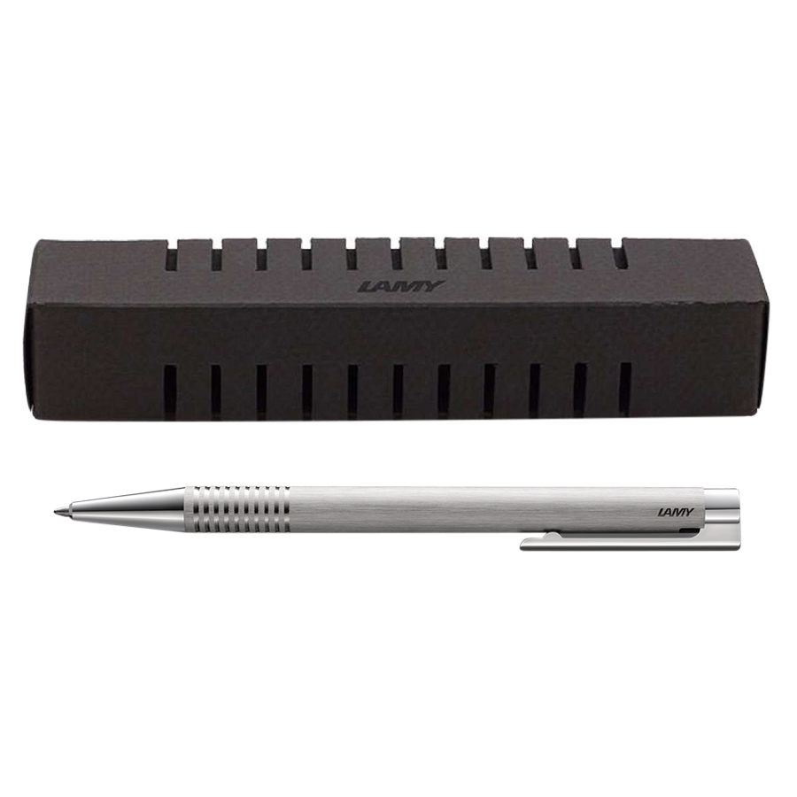 Bút Bi Lamy Logo Brushed Steel 206 - Mực Xanh - 4026752