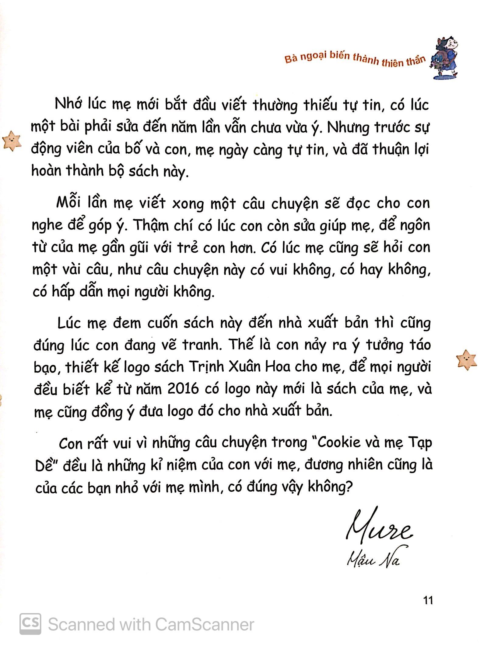 Sách Cookie Và Mẹ Tạp Dề - Bà Ngoại Biến Thành Thiên Thần
