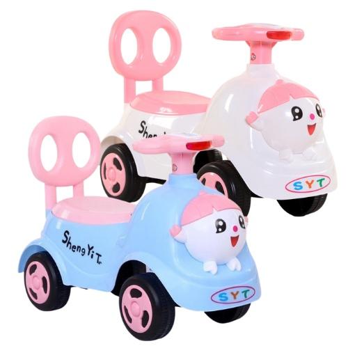 Xe lắc cho bé Heo Peppa có nhạc sành điệu, Bảo hành 6 tháng, Xe lắc chòi chân đa năng 2 in 1 cho bé từ 1 - 6 tuổi