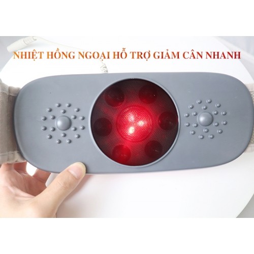 Đai (Máy) Massage Bụng Nikio NK-169AC - Công Nghệ Rung, Lắc Và Xoa Bóp Tiên Tiến, Kết Hợp Hồng Ngoại Hỗ Trợ Giảm Mỡ Bụng, Làm Săn Chắc Cơ Cực Nhanh