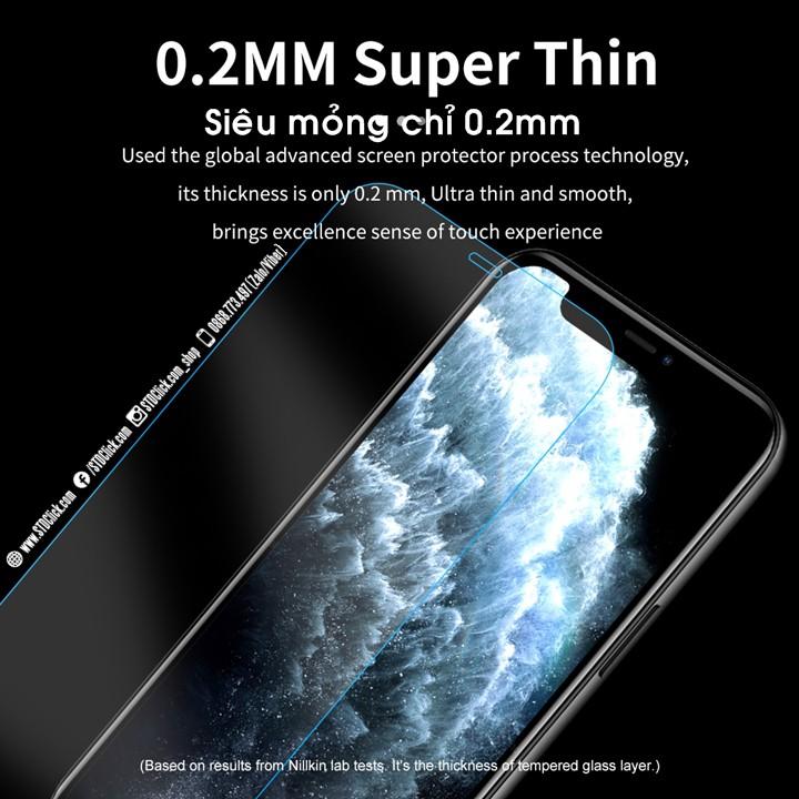 KÍNH CƯỜNG LỰC DÀNH CHO ĐIỆN THOẠI IPHONE 12 MINI - 12 - 12 PRO -12 PRO MAX NILLKIN H+PRO 0.2MM 