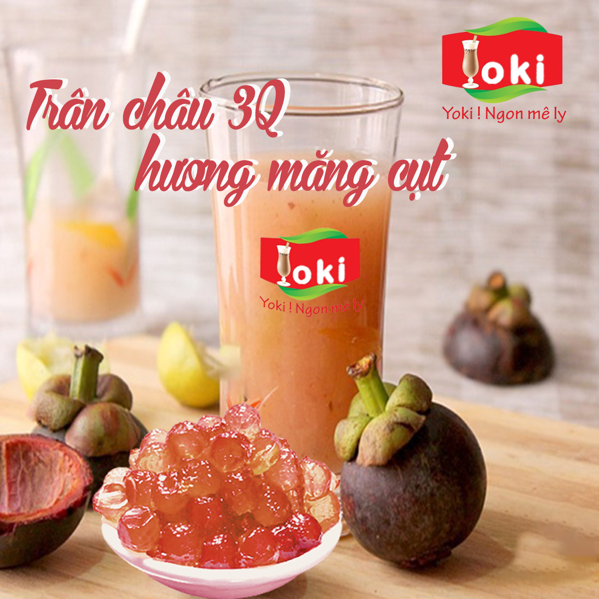 Trân châu 3Q hương măng cụt Yoki