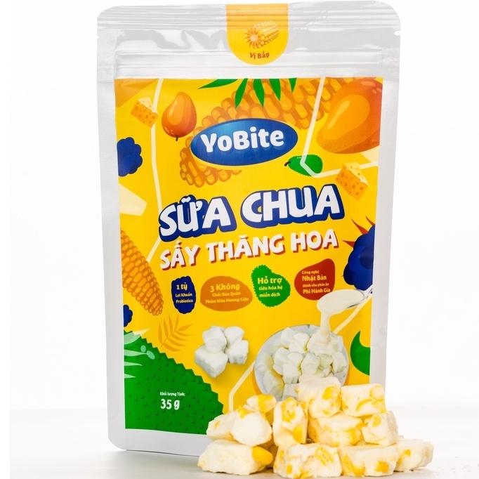 Combo 8 gói sữa chua sấy thăng hoa Yobite 35 grams mix vị - Hỗ trợ tiêu hóa, đẹp da - tăng sức đề kháng