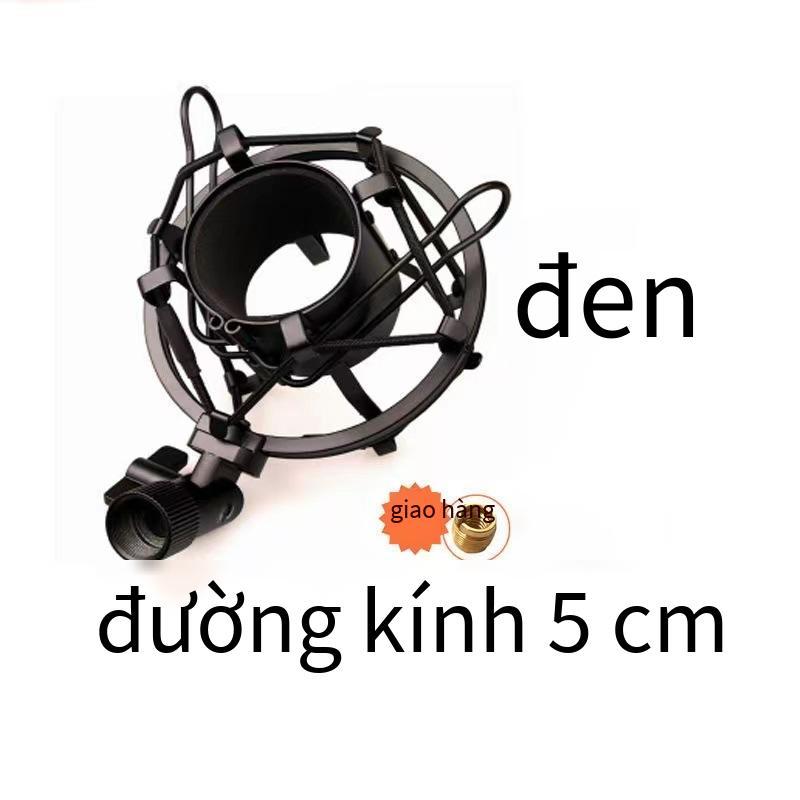 Vận Chuyển Nhanh Micro Thu Âm Kim Loại Chống Sốc Nhựa Micro Chống Sốc Đen Bạc Chống Sốc Sốc Kẹp Micro