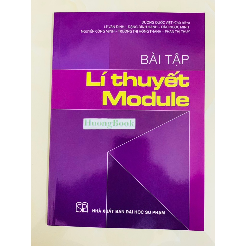 Sách - Bài tập Lí thuyết Module - NXB Đại học Sư phạm