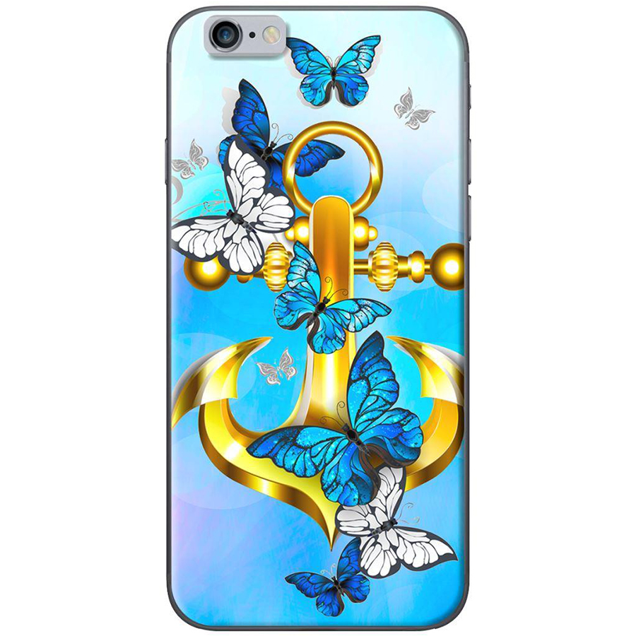Ốp Lưng Dành Cho iPhone 6/ 6S Và iPhone 6 Plus/ 6S Plus - Neo Vàng Bướm Xanh