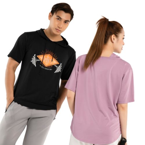 Áo hoodie thể thao nam nữ Simple Basic, co giãn, form rộng, unisex, nhiều màu lựa chọn