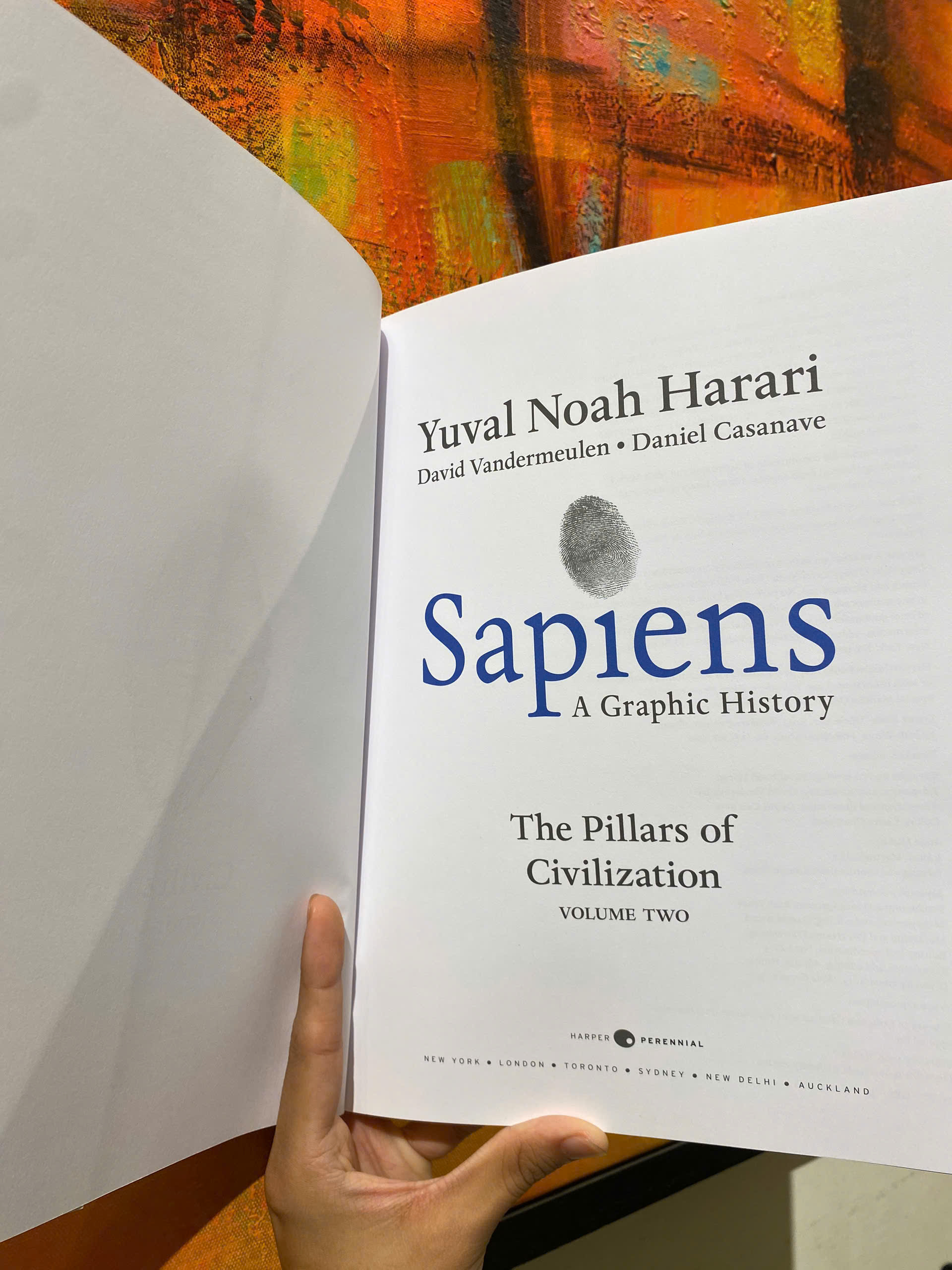 Sách - Sapiens: A Graphic History: The Pillars of Civilization (Vol. 2) by Yuval Noah Harari