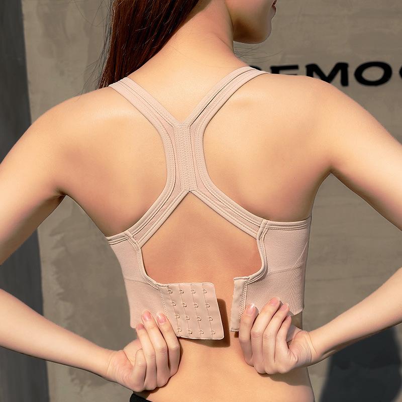 Áo Lót Thể Thao Crop Top Tập Gym Thể Hình Chạy Thể Thao Nữ Thể Thao Quần Lót Đẩy Lên Áo Plus Kích Thước Tập Yoga Ngực