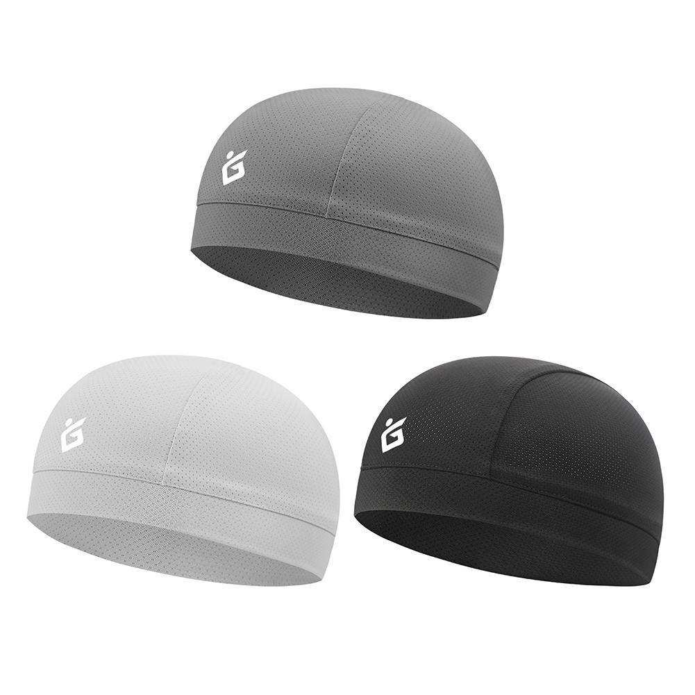 Cooling Skull Cap Breathable Sweat Wicking Cycling Running Hat Cap Inner Liner Helmet Beanie Dome Cap Sweatband Quick Dry Hat