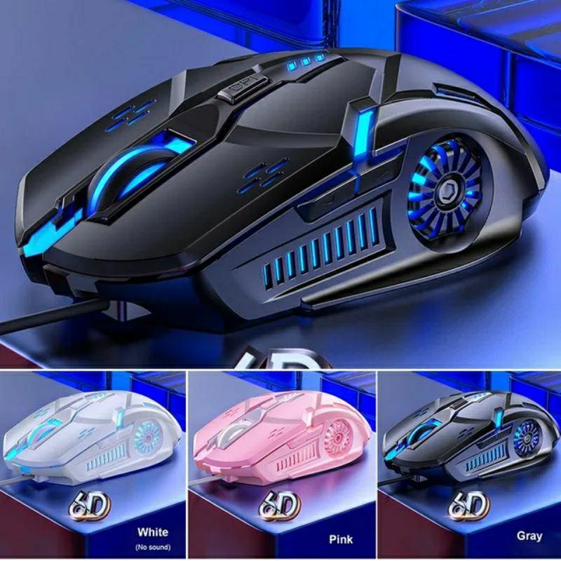 Chuột Gaming Máy Tính TEKKIN G5 PRO LED đổi màu Có Dây màu cực đẹp chuyên game  - hàng nhập khẩu