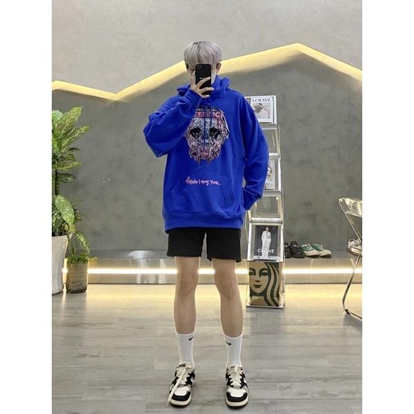 Hoodie nỉ ngoại hoodie nam in nhiệt không bong tróc