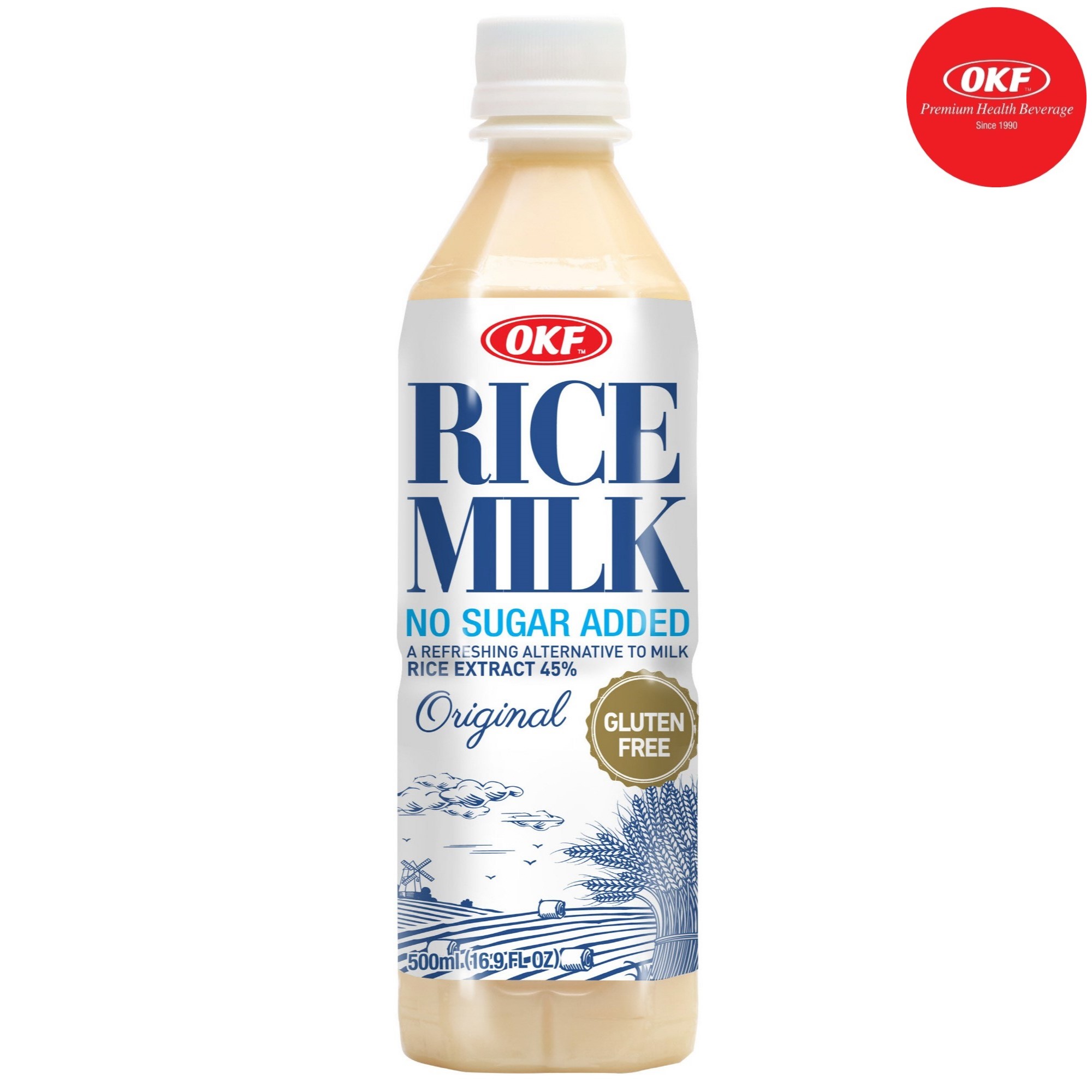 Sữa gạo không đường RICE MILK OKF Hàn Quốc 500ml X 20 CHAI