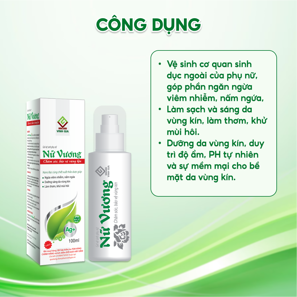 Gel Vệ Sinh Phụ Nữ Nữ Vương