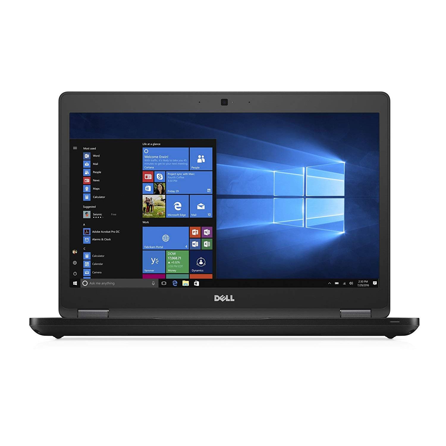 Latop Dell Latitude 5480 I5 6300U 8GB 256SS 14FHD W10P - Black - Hàng Nhập Khẩu