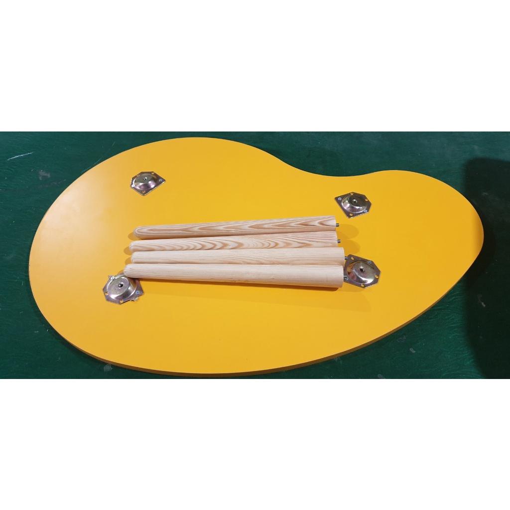 Chân bàn gỗ tự nhiên, lắp ghép ren xoáy