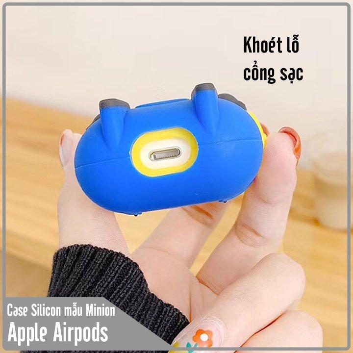 Túi silicon cho tai nghe Airpods hình MINION nhựa dẻo