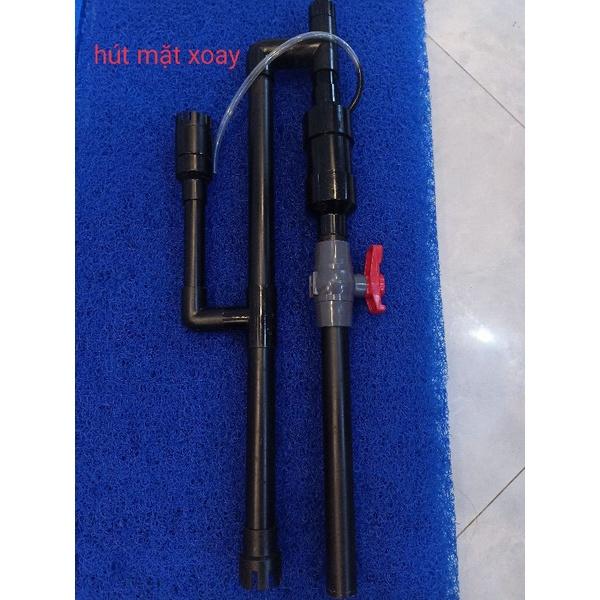 OVERFLOW chống tràn bể cá phiên bản mới mặt hút xoay