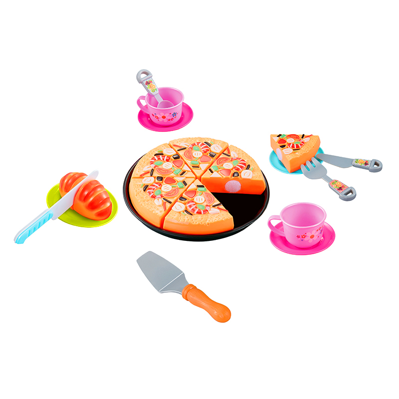 Hình ảnh Đồ Chơi Nấu Ăn Bộ Pizza TOONYKIDS - Đồ Chơi Nhà Bếp Cho Bé - Pizza Master Chef TN134 [Tặng Kèm Sticker]