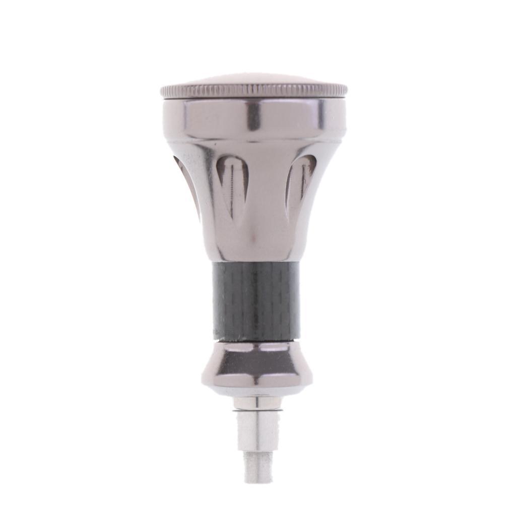 Metal Fishing Handle Ball Knob Replacement for Spinning Baitcasting Silver