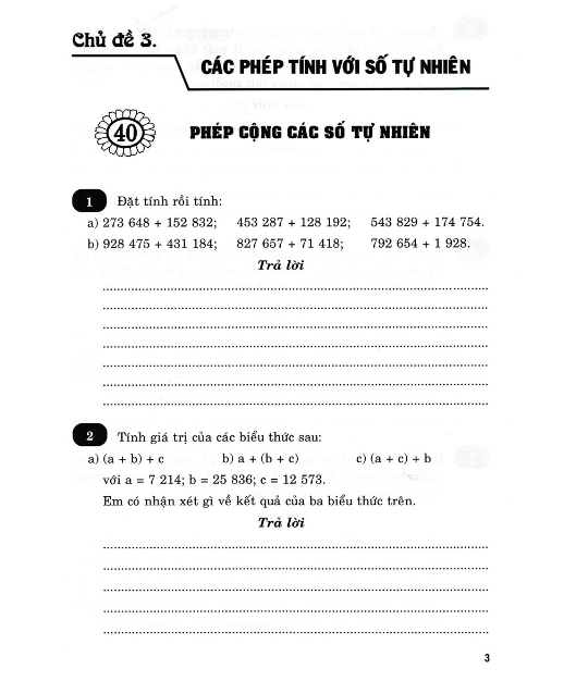 Sách - Vở Bài Tập Nâng Cao Toán 4 Tập 2