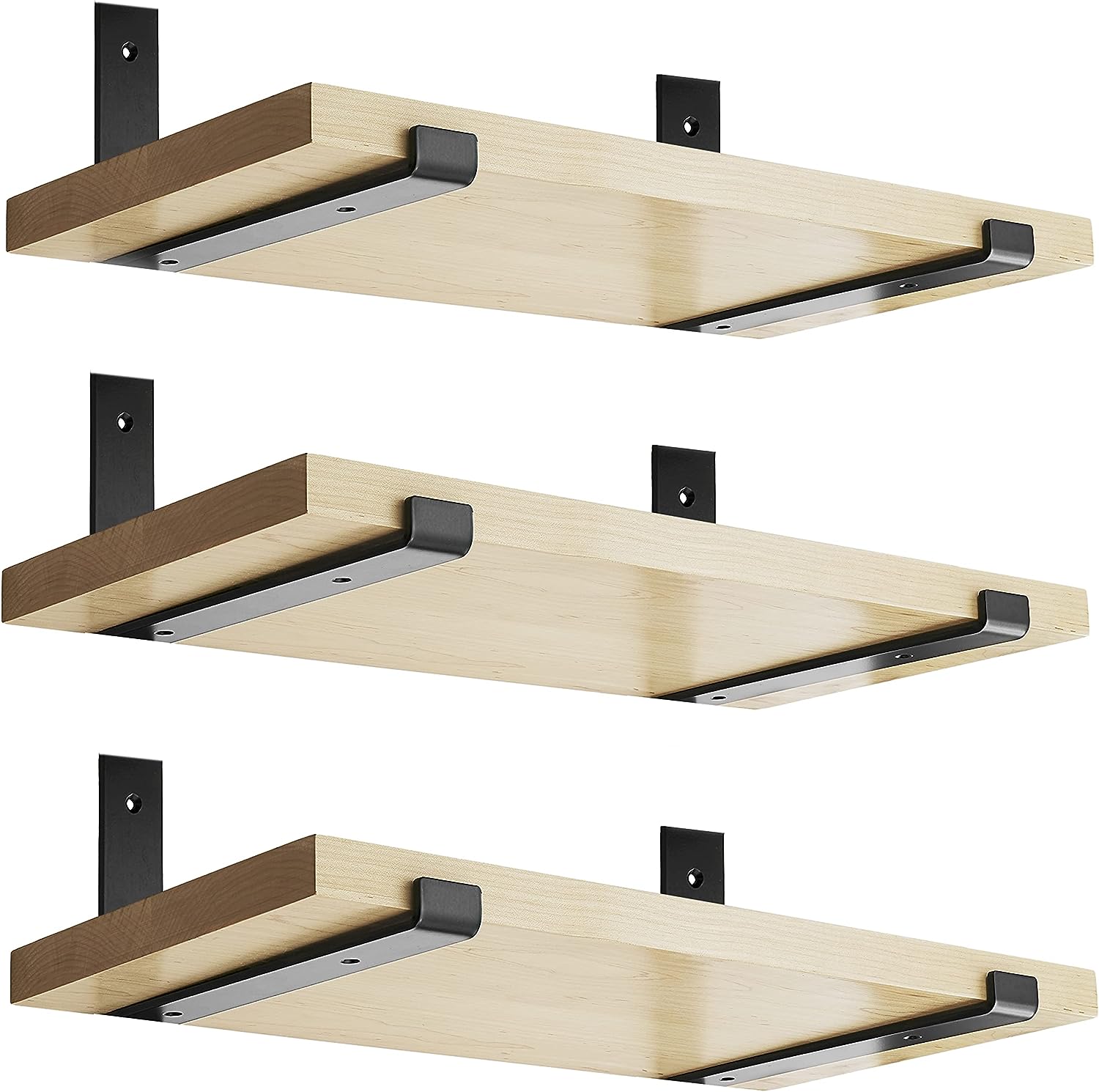 Combo 2 giá đỡ chữ L, Pat L mặt dưới 30 cm, ke bàn treo tường bằng thép phủ sơn tĩnh điện, kèm phụ kiện vít tắc kê – Hàng chính hãng