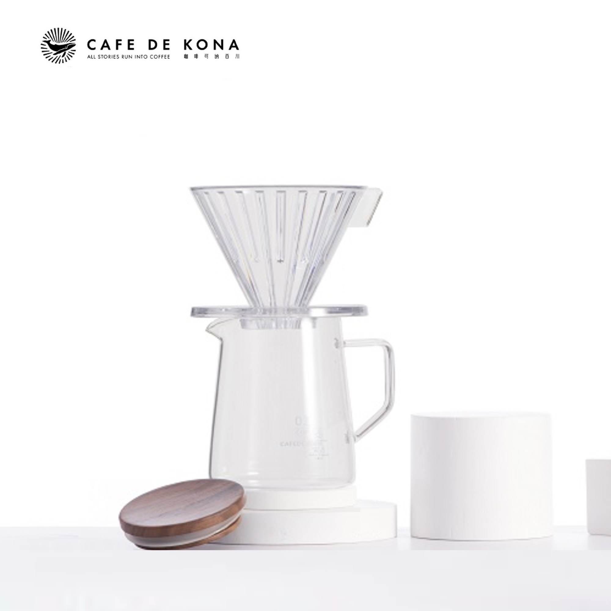 Bộ combo Gift Set pha cà phê V60 02 hiện đại CAFE DE KONA